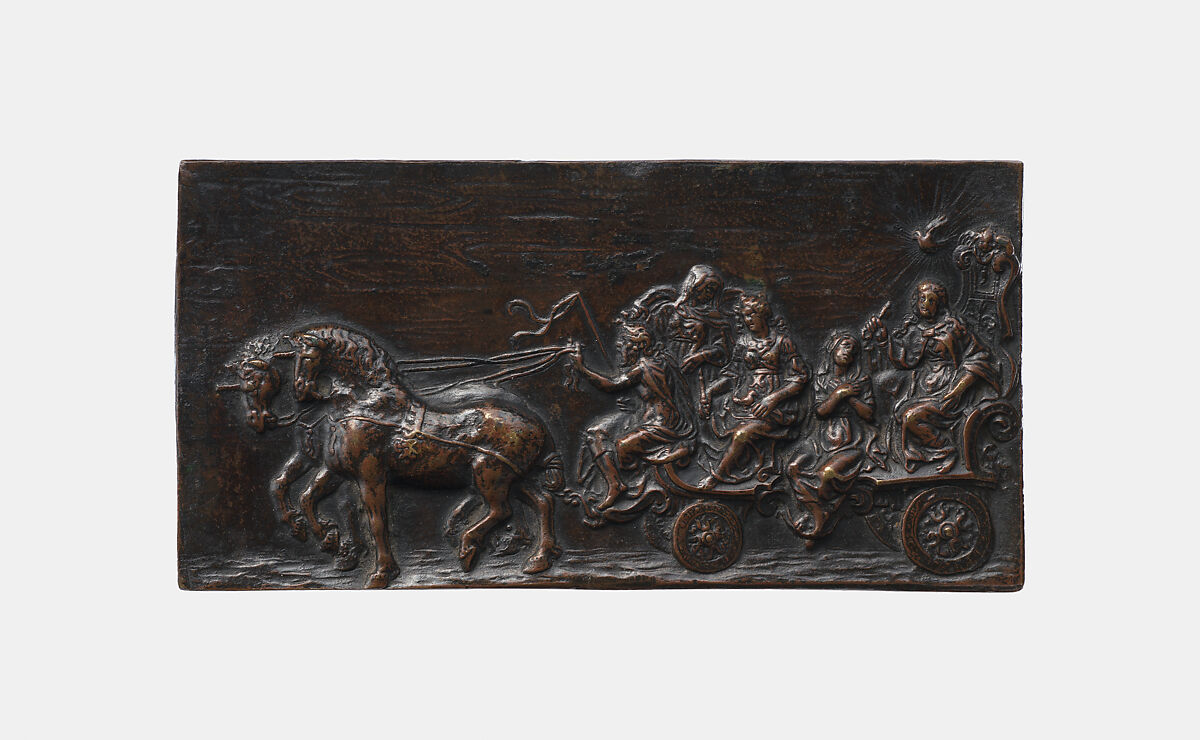 The Triumph of the Church, Unknown Flemish artist, Bronze, Southern Dutch 