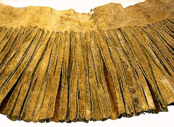 Garment: Skirt, Leather, African