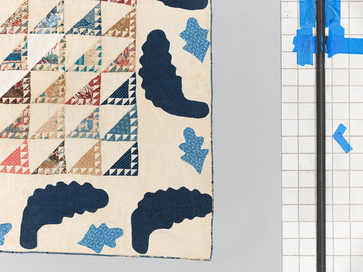 Quilt, pieced, Cotton, American