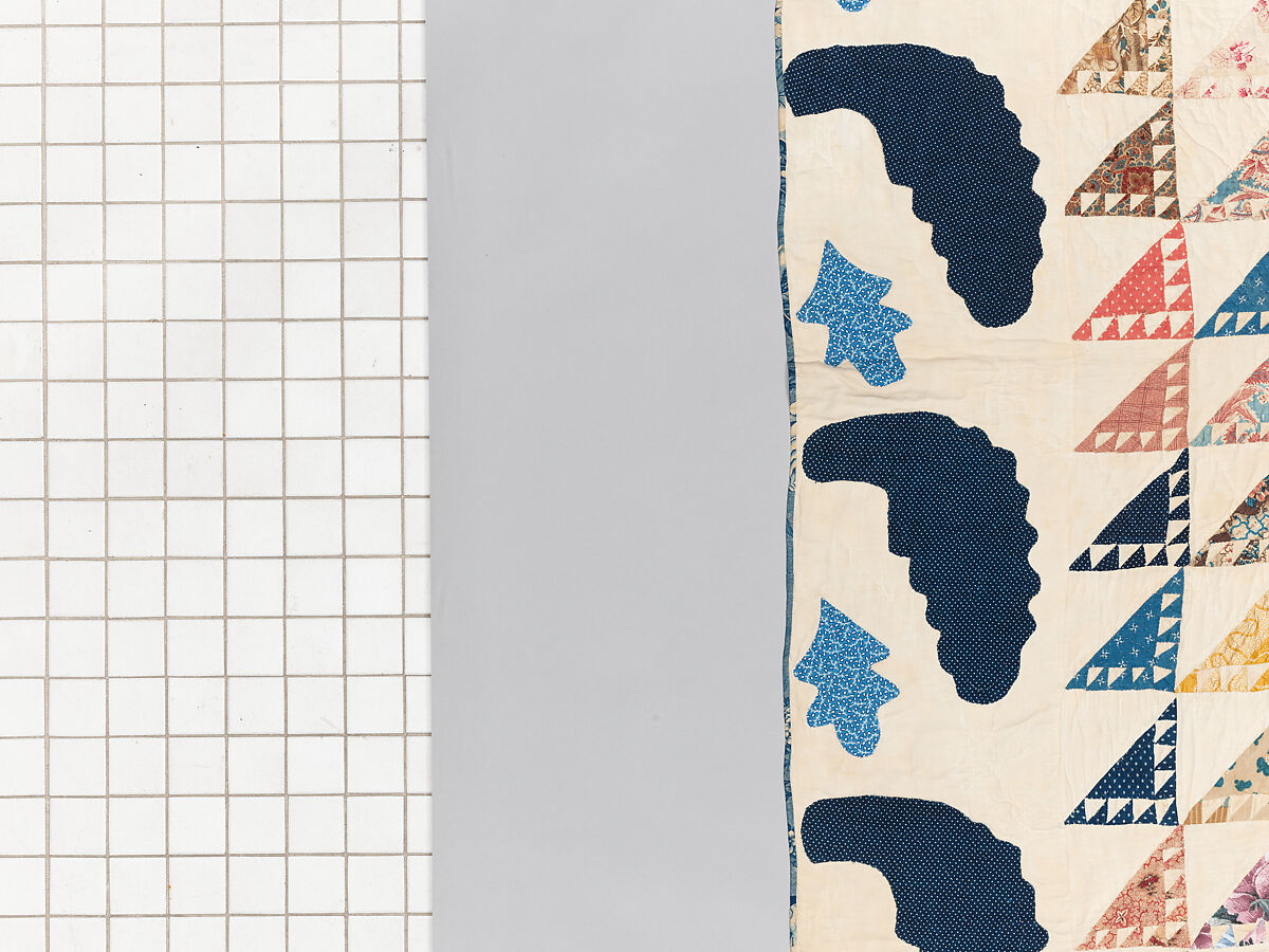 Quilt, pieced, Cotton, American