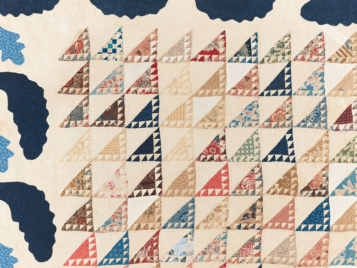 Quilt, pieced, Cotton, American