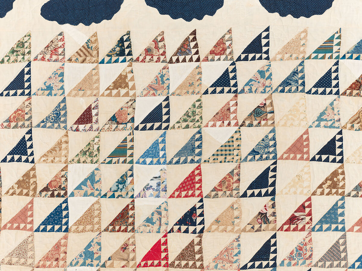 Quilt, pieced, Cotton, American