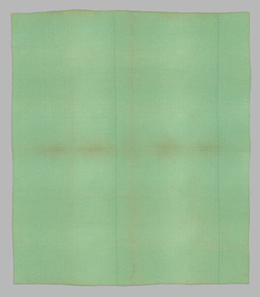 Quilt, appliqued, Cotton, American