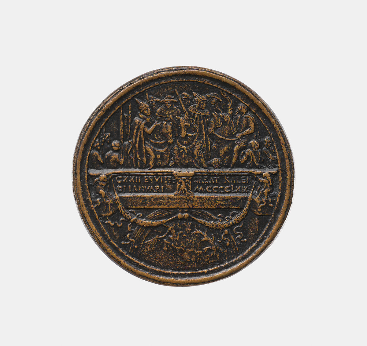 Frederick III, Bertoldo di Giovanni (Italian, born Florence (?) ca. 1430–40, died 1491 Poggio a Caiano), Bronze, Italian