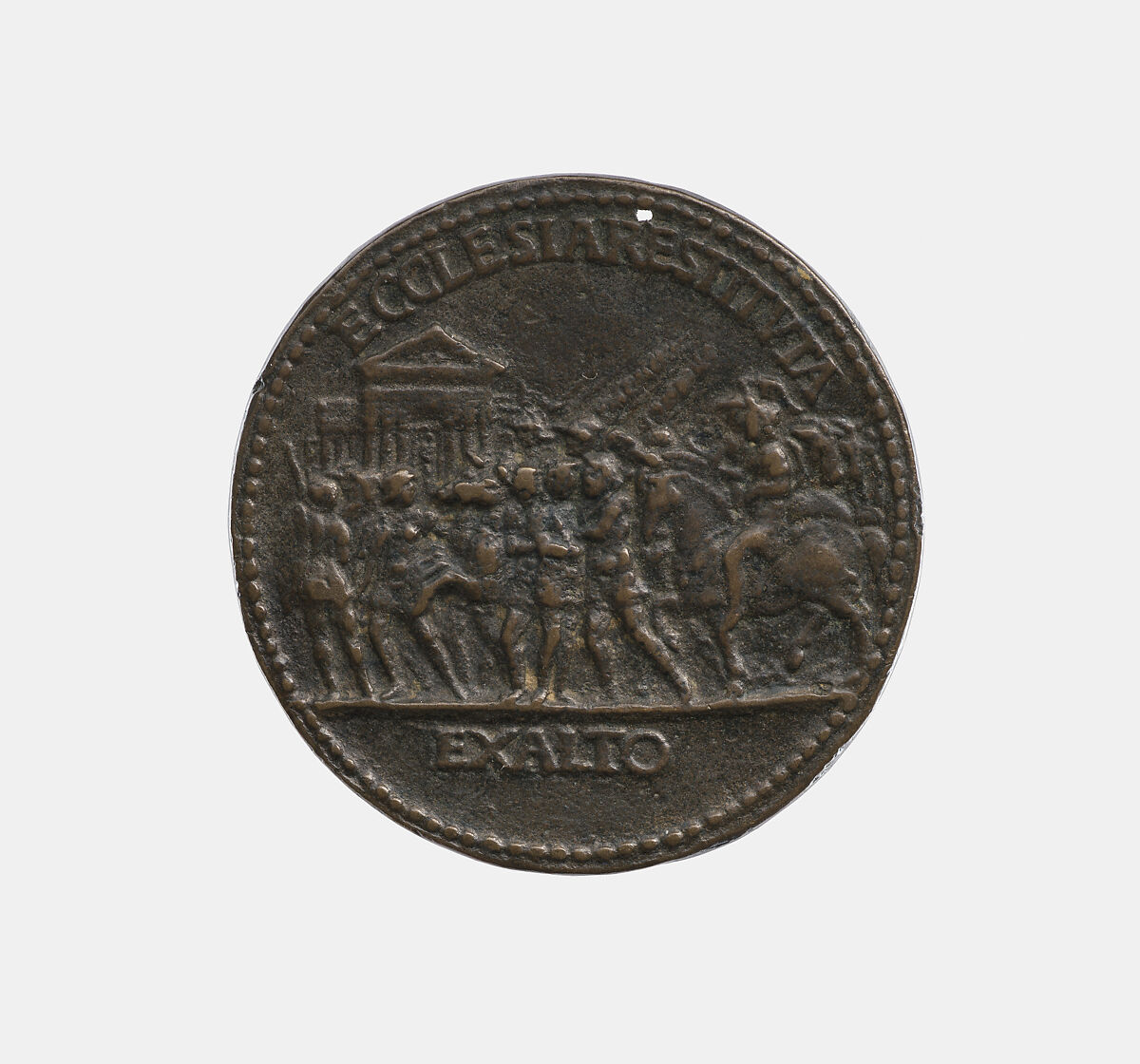 Lodovico Scarampi (1402–1465), Cristoforo di Geremia (Italian, Mantua, active 1456–76), Bronze, Italian, Rome