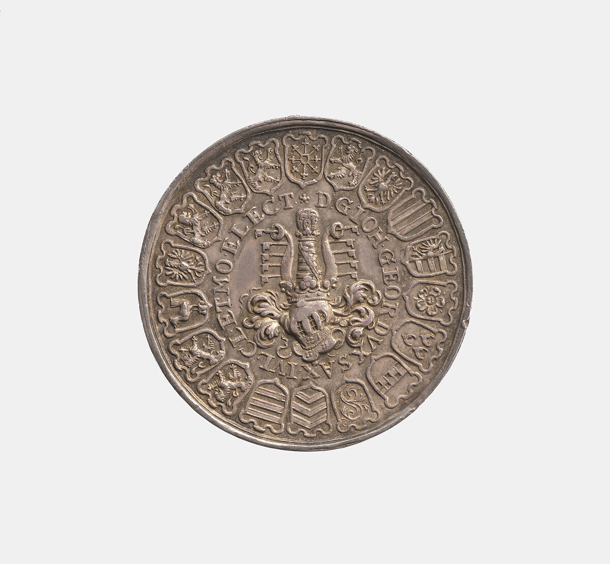 Johann Georg I, Elector of Saxony, Ruprecht Niclas Kitzbatz (German, active 1615–1633), Silver, German, upper Saxony