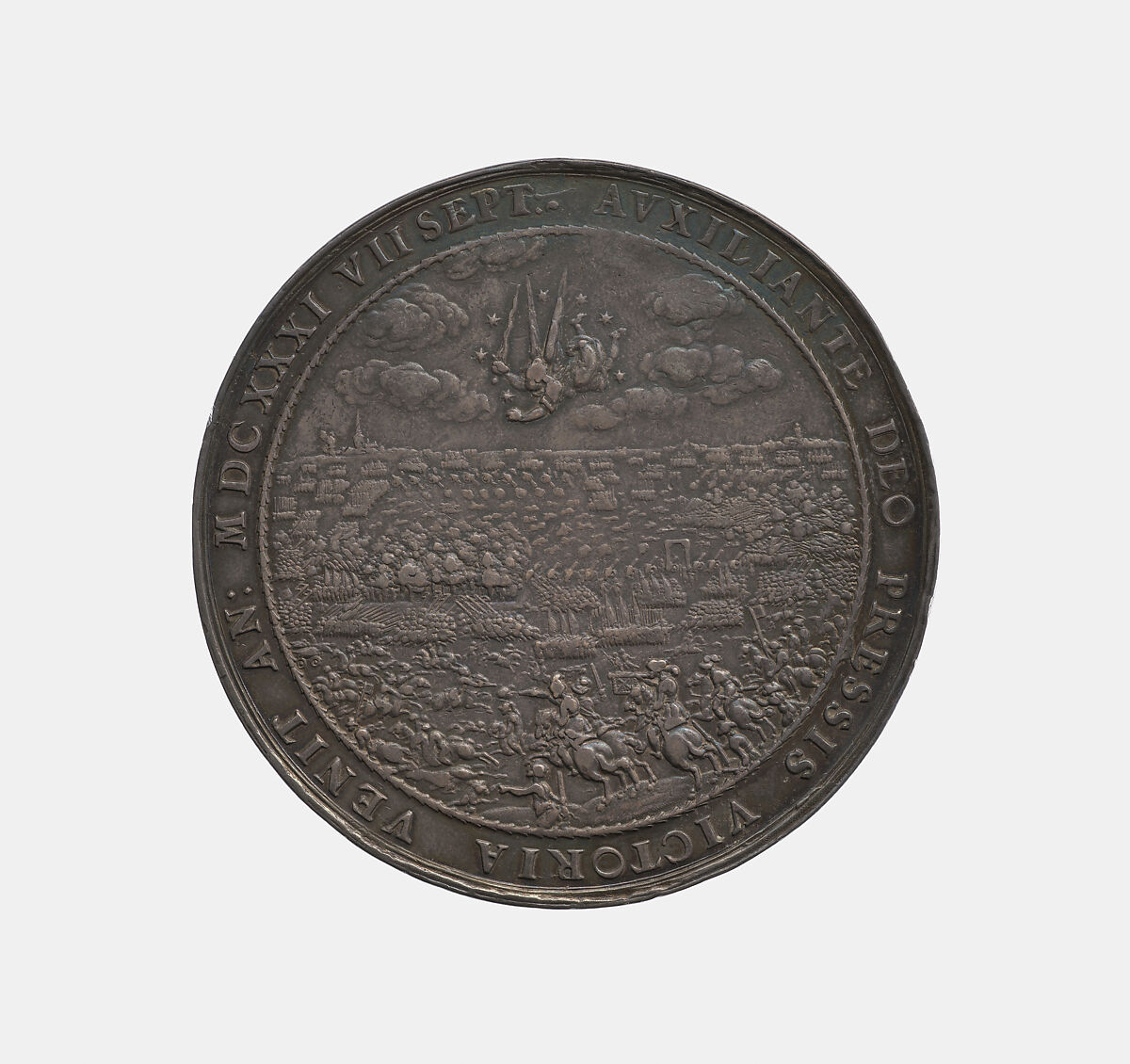 Gustavus Adolphus' Victory at Breitenfeld, Sebastian Dadler (German, Strasbourg 1586–1657 Hamburg), Silver, Possibly German