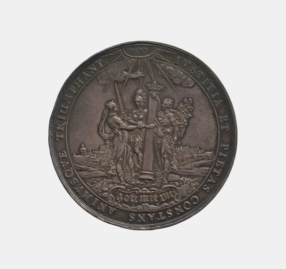 Gustavus Adolphus' Victory at Breitenfeld, Sebastian Dadler (German, Strasbourg 1586–1657 Hamburg), Silver, Possibly German 