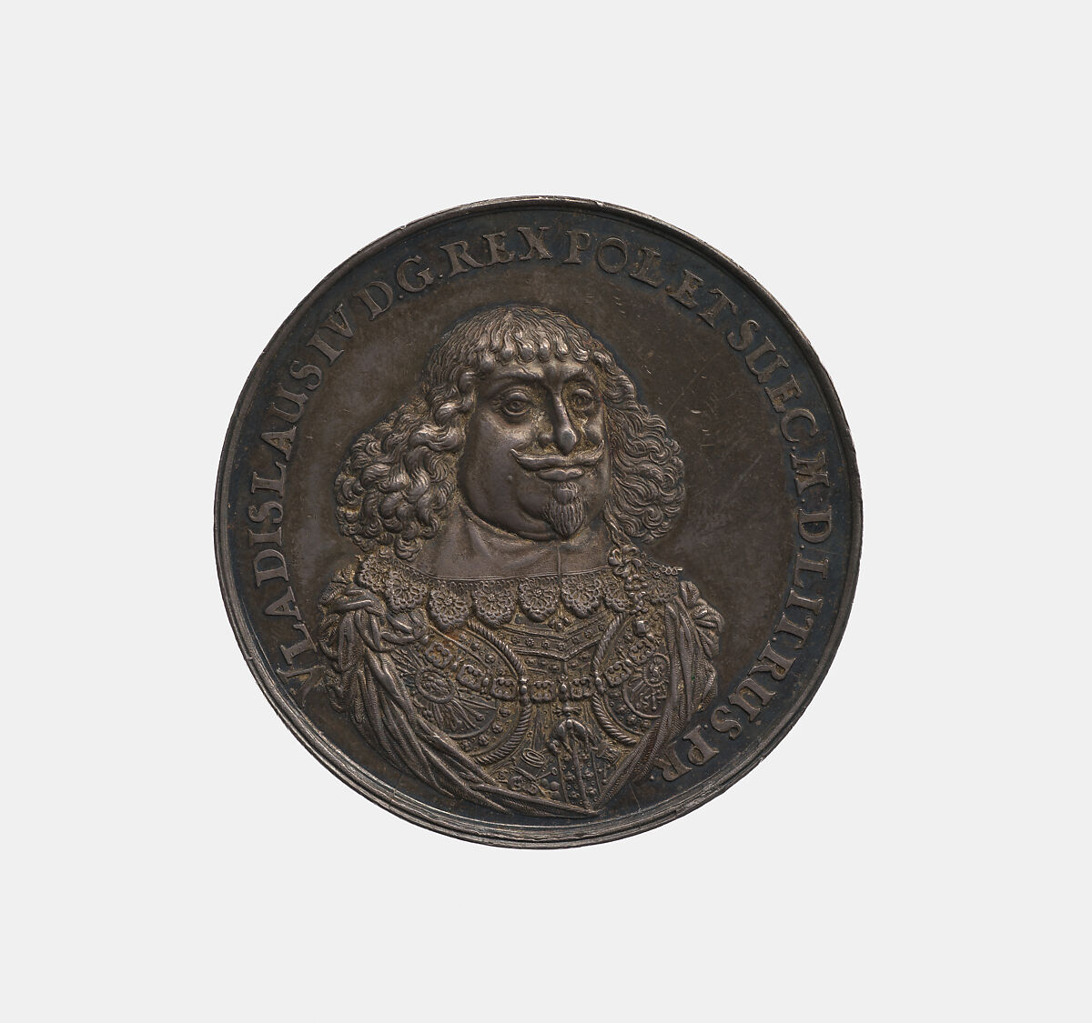 Commemorative medal on the marriage of Wladislaus IV (Władysław IV Vasa), King of Poland and Ludovica (Marie Louise) Gonzaga, Princess of Mantua, Sebastian Dadler (German, Strasbourg 1586–1657 Hamburg), Silver, Possibly German 