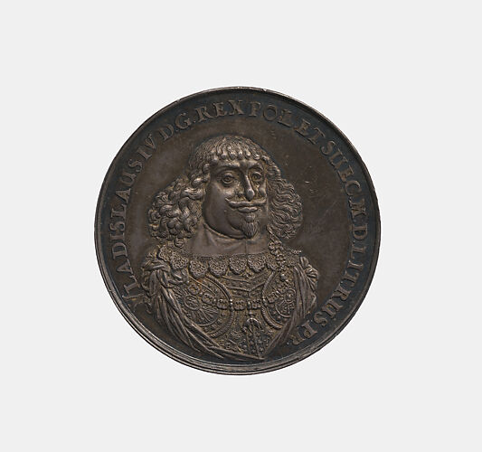 Commemorative medal on the marriage of Wladislaus IV (Władysław IV Vasa), King of Poland and Ludovica (Marie Louise) Gonzaga, Princess of Mantua