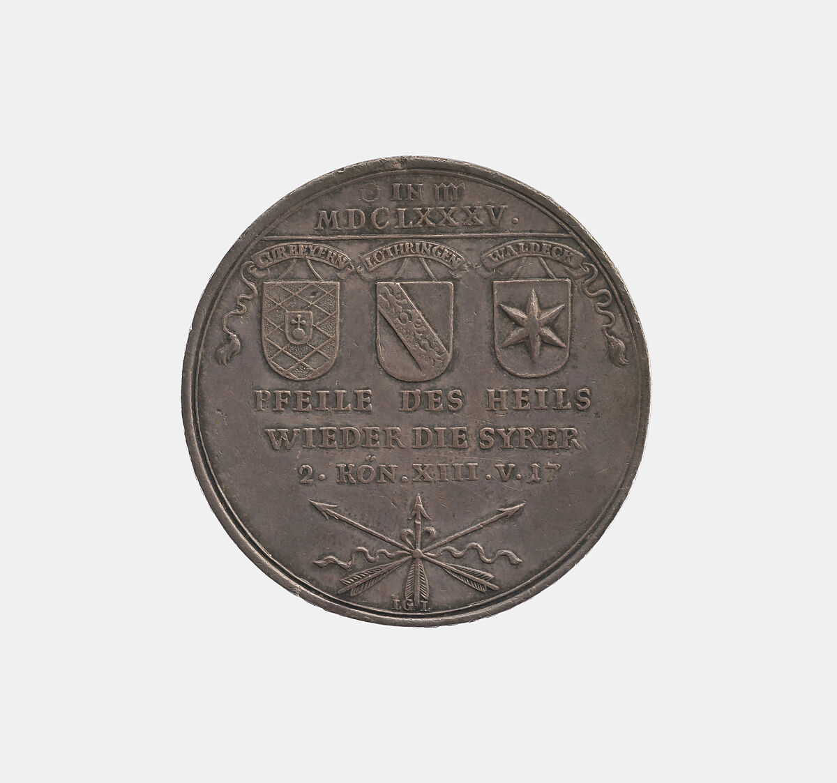 Battle of Gran and capture of Neuheuselden, Lazarus Gottlieb Lauffer (German, 1642–1709), Silver, German, Nuremberg