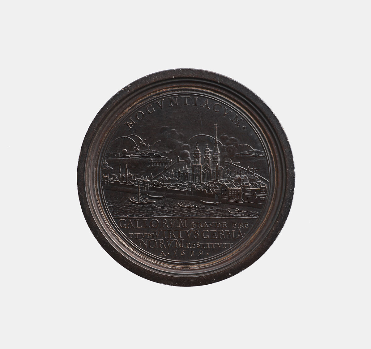 Conquest of Mainz by the Imperial troops, Philipp Heinrich Müller (German, 1654–1719), Wood, German