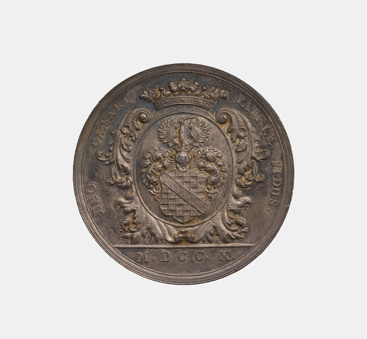 Johann Sigismund von Haunold (1634–1711) on his 50th office anniversary, Johann Kittel (active 1683), Silver, German, probably Breslau