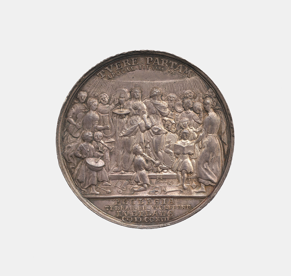 August Wilhelm Brunswick-Wolfenbüttel, duke of Brunswick and Lüneburg (r. 1714-1731) / Second centenary of the Reformation, Samuel Lambelet (German, 1663–1727), Silver, German