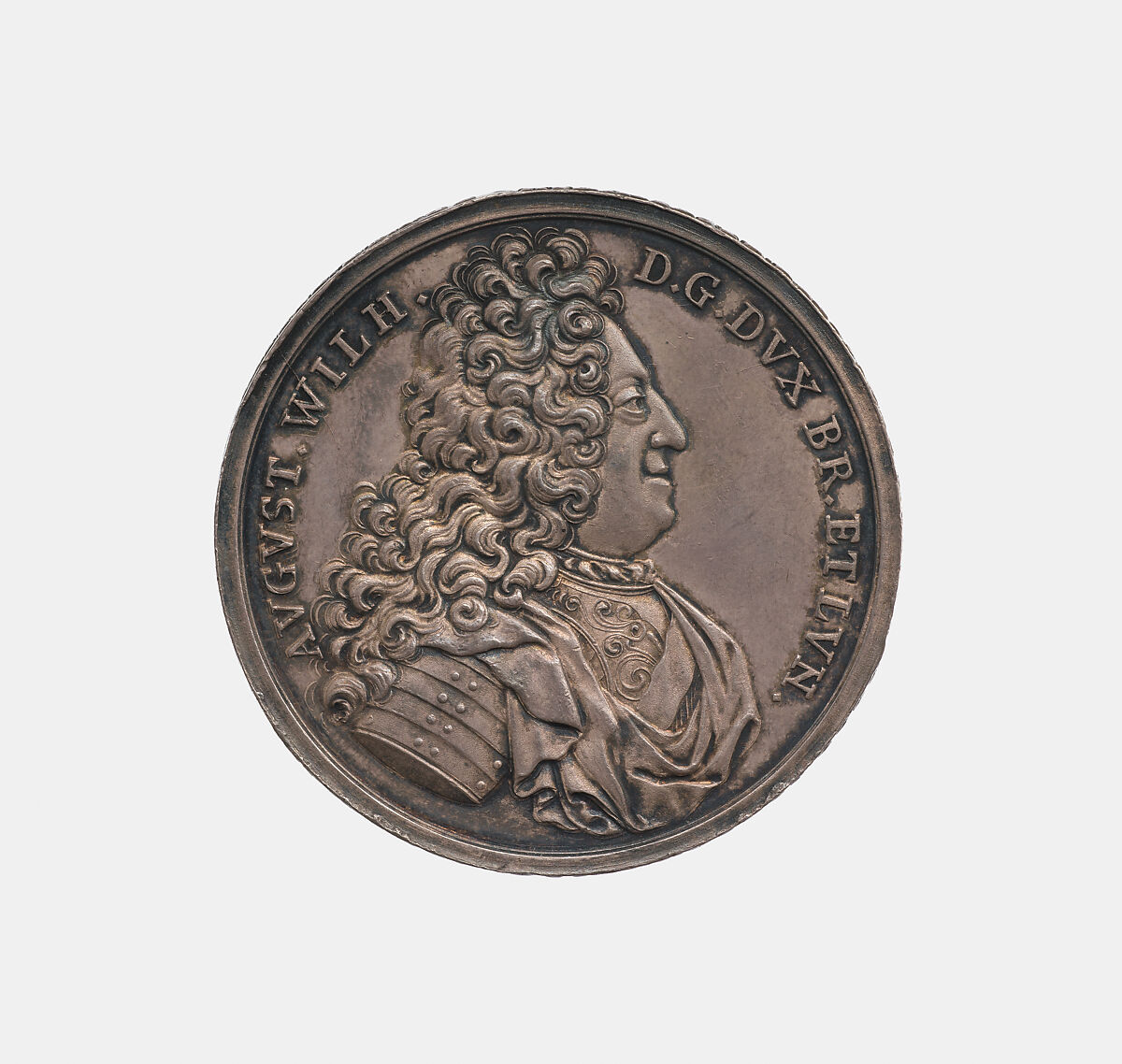 August Wilhelm Brunswick-Wolfenbüttel, duke of Brunswick and Lüneburg (r. 1714-1731) / Second centenary of the Reformation, Samuel Lambelet (German, 1663–1727), Silver, German 