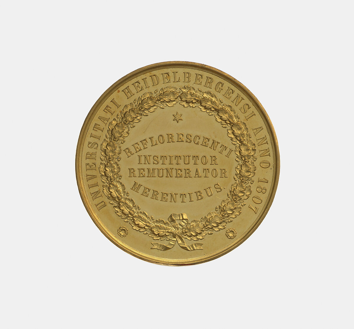 Karl Friederich, Grand Duke of Baden / Prize medal of Heidelberg University, Unknown, Gold, German, Baden