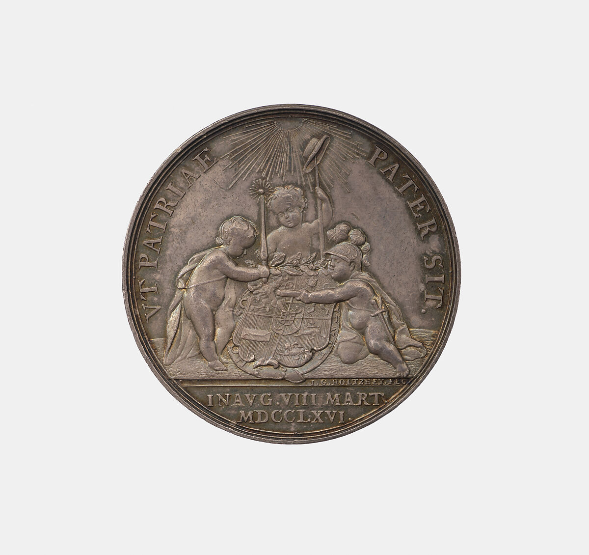 Inauguration of Willem V of Nassau, Johann Georg Holtzhey (Dutch, Amsterdam 1729–1808, Amsterdam), Silver, Dutch