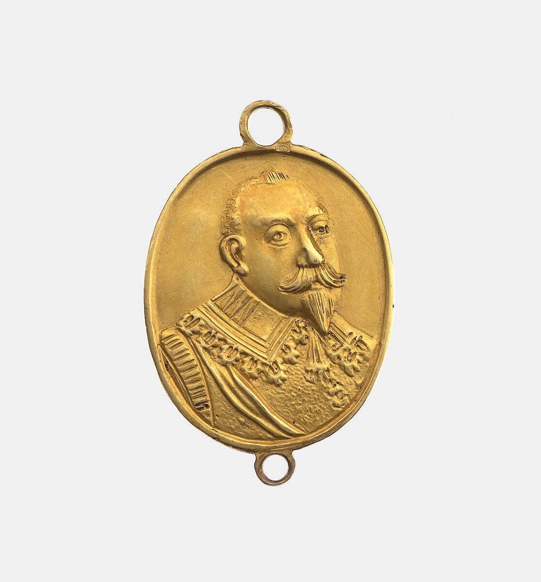 Gustavus Adolphus, King of Sweden (r. 1611–1632), Unknown Swedish artist, Gold, enamel, Swedish 