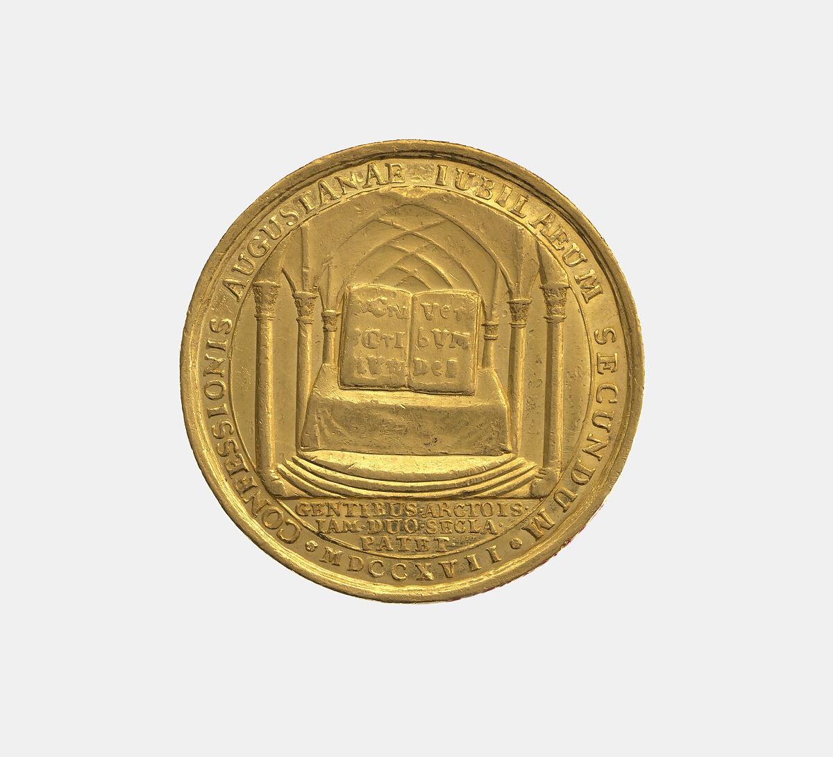 Frederick IV / 2nd Centenary of Augsburg Confession, Peter Berg (Danish, 1699–1730), Gold, Danish