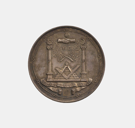 Masonic Medal commemorating the 10th anniversary of the lodge “Amicitia,” in the city of Soerabaya, Dutch East Indies (Indonesia)