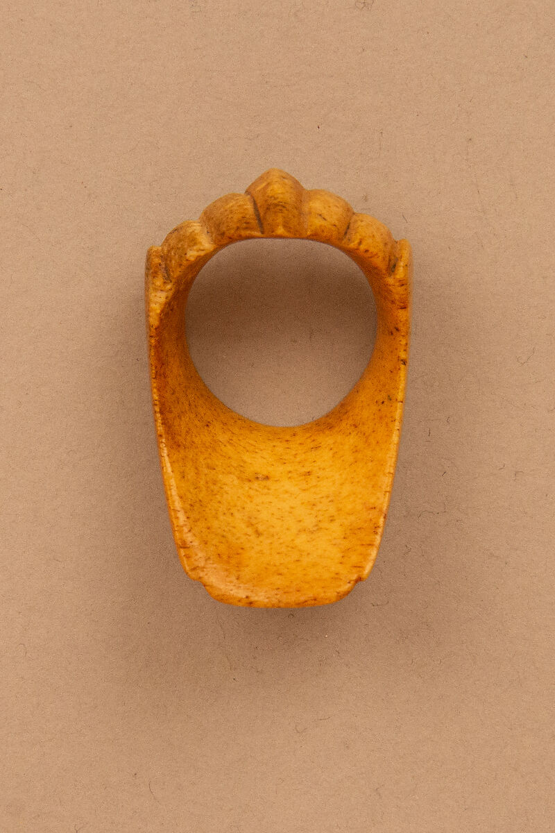 Archer's Thumb Ring, Walrus ivory