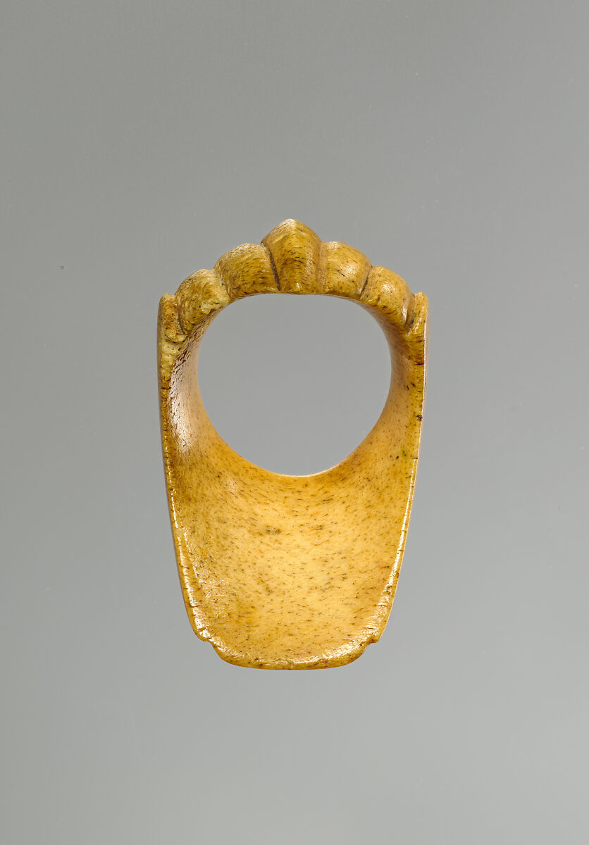 Archer's Thumb Ring, Walrus ivory