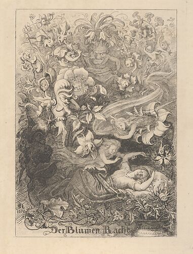 Illustration to the poem “The Flower’s Revenge” (Der Blumen Rache – Ferdinand Freiligrath)