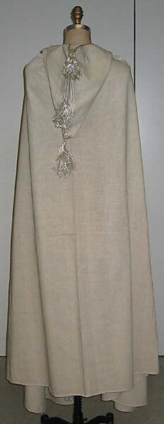Burnus / Selham, Cotton, silk; embroidered