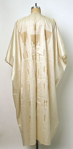 Women's Mashla Summer Cloak, Silk and metal wrapped thread; tapestry weave