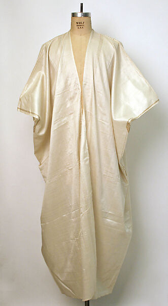 Women's Mashla Summer Cloak, Silk and metal wrapped thread; tapestry weave 