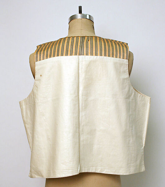 Vest, Silk, cotton