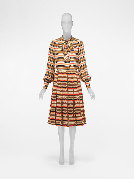 Ensemble, Emanuel Ungaro (French, 1933–2019), synthetic, French 