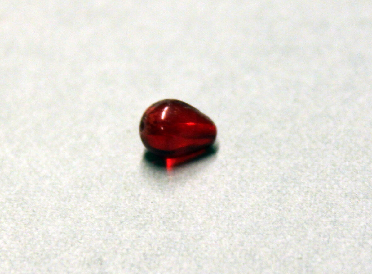 Beads, Glass; drilled