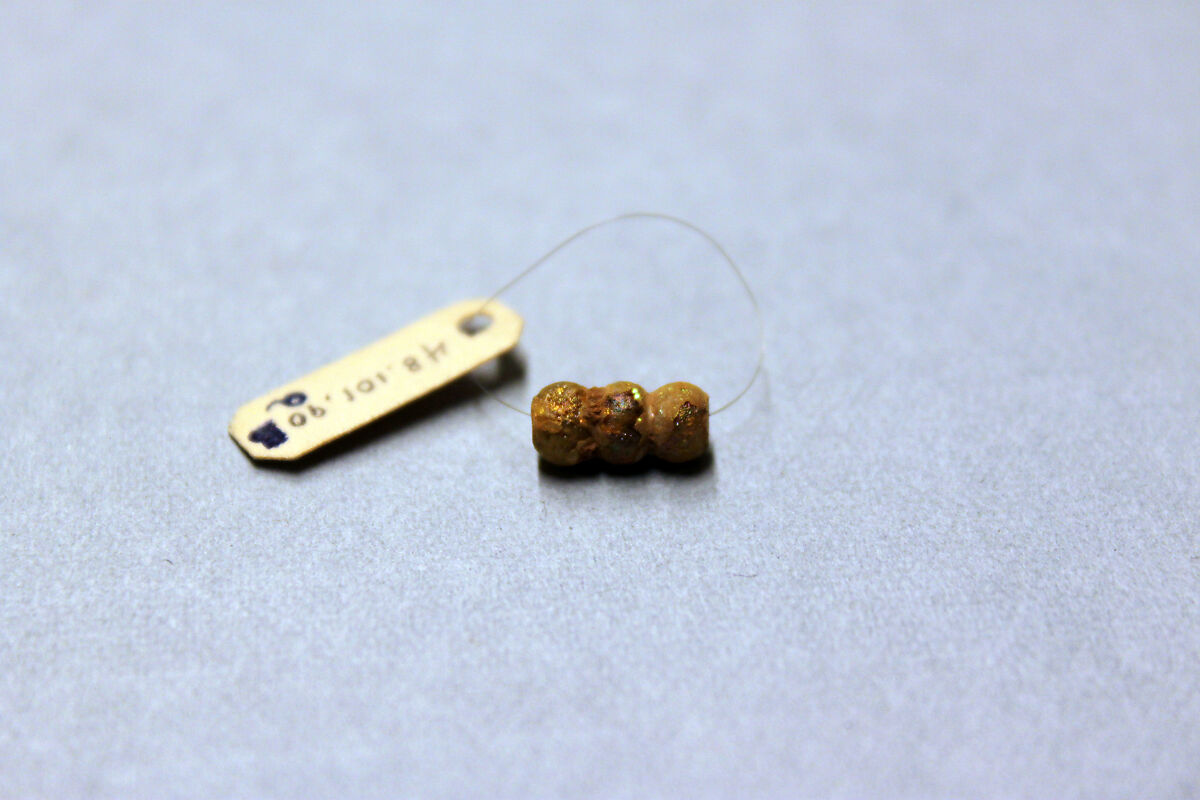 Beads, Glass; drilled