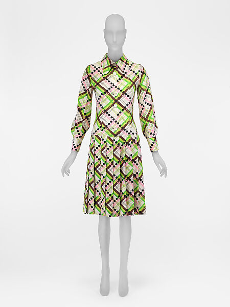 Dress, Emanuel Ungaro (French, 1933–2019), silk, French 