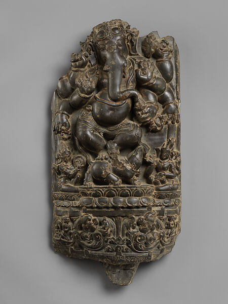 Dancing Ganesha, Schist, India 