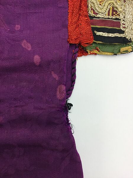 Wedding Tunic (Jebba), Silk, cotton, metal wrapped thread, sequins; embroidered