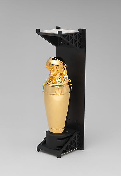 ENOCH (display unit), Tavares Strachan (Bahamian-American, born Nassau 1979), Bronze, 24k gold, steel, radar retroreflectors and sacred air blessed by Shinto priest