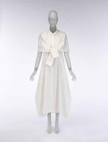 Dress, Ashlyn (American, founded 2021), cotton, silk, plastic, American 