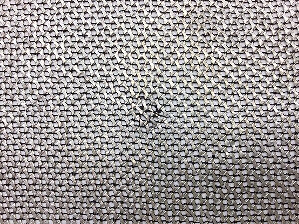 Headscarf, Cotton, metal wrapped thread; embroidered