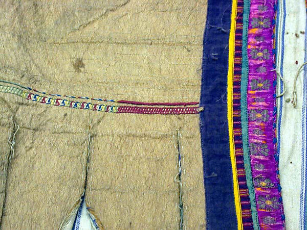 Ensemble, bark cloth, cotton, Southeast Asia