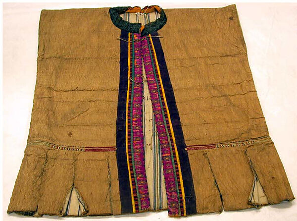 Ensemble, bark cloth, cotton, Southeast Asia 