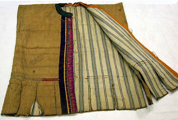Ensemble, bark cloth, cotton, Southeast Asia