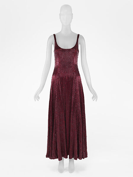 Dress, Halston (American, Des Moines, Iowa 1932–1990 San Francisco, California), silk, American 