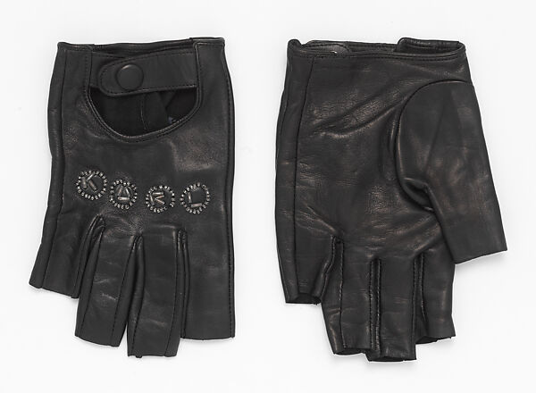 Ensemble, (a) Dior Homme (French), (a) wool, glass, (b) plastic (cellulose acetate), metal, (c, d) leather (lambskin), French