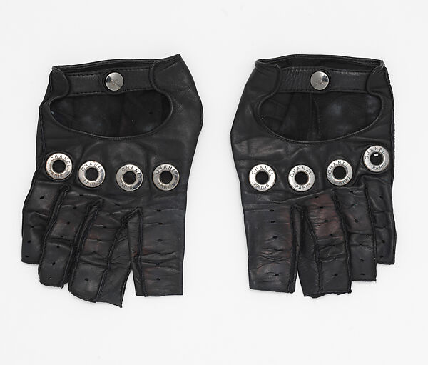 Ensemble, (jacket) Dior Homme (French), (a) wool, metal, (b, c) leather, metal, French