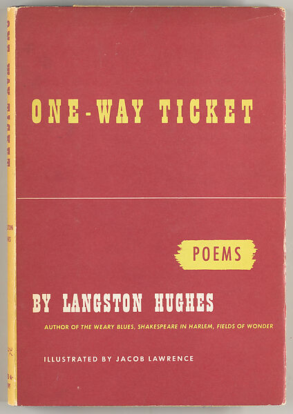 One-way ticket, Langston Hughes (American, 1902–1967)