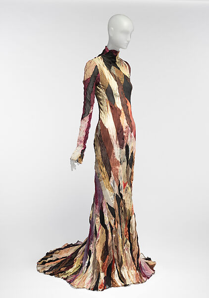 "Fleurs Fanées", Olivier Theyskens (Belgian, born 1977), silk, Belgian