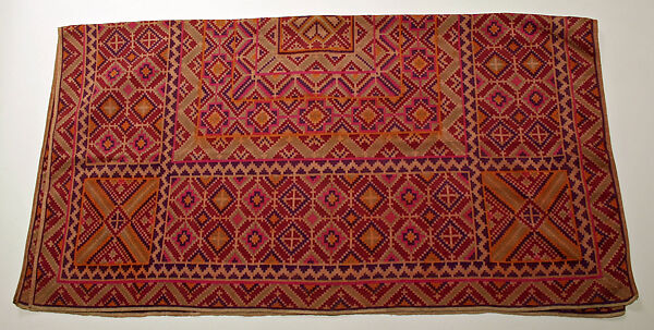 Headcloth, silk, Tausug people 