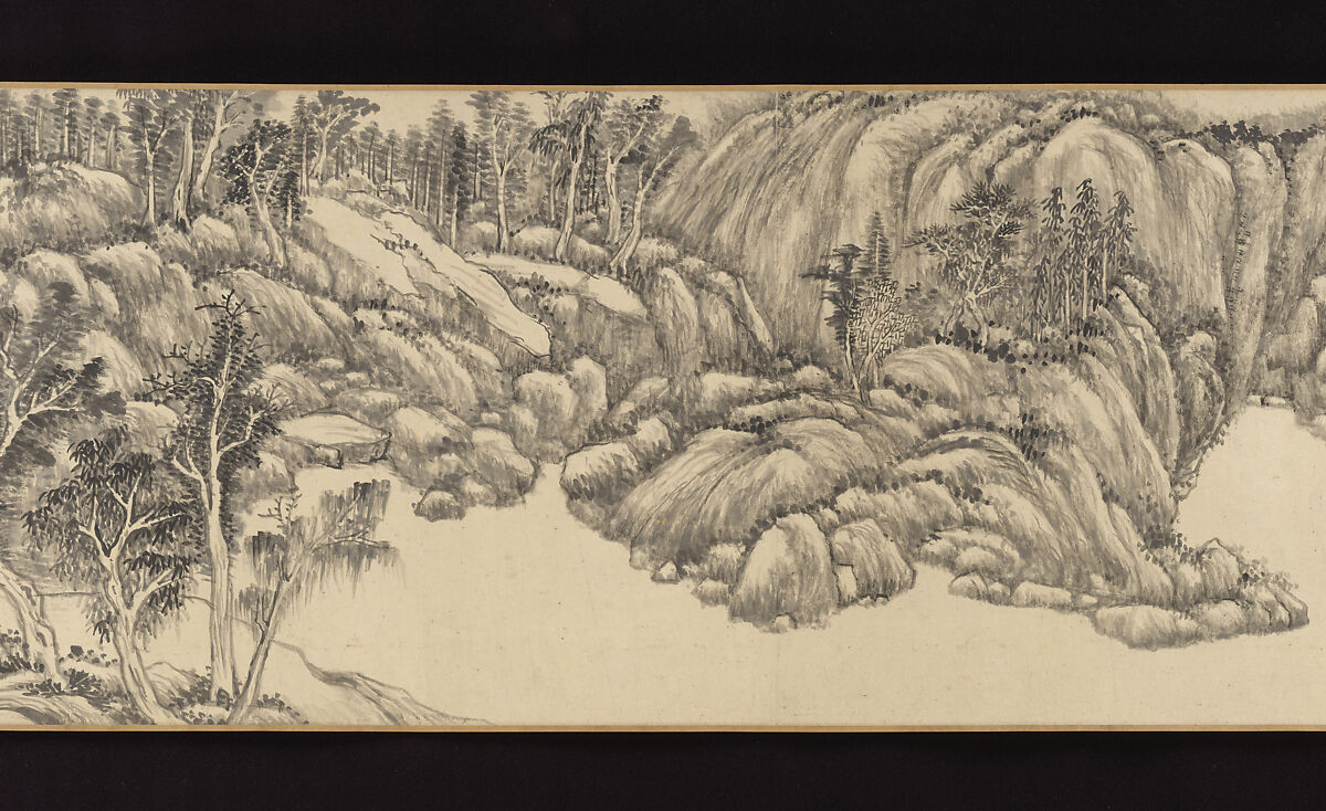 Streams and Mountains without End, Wang Yuanqi (Chinese, 1642–1715), Handscroll; ink on paper, China